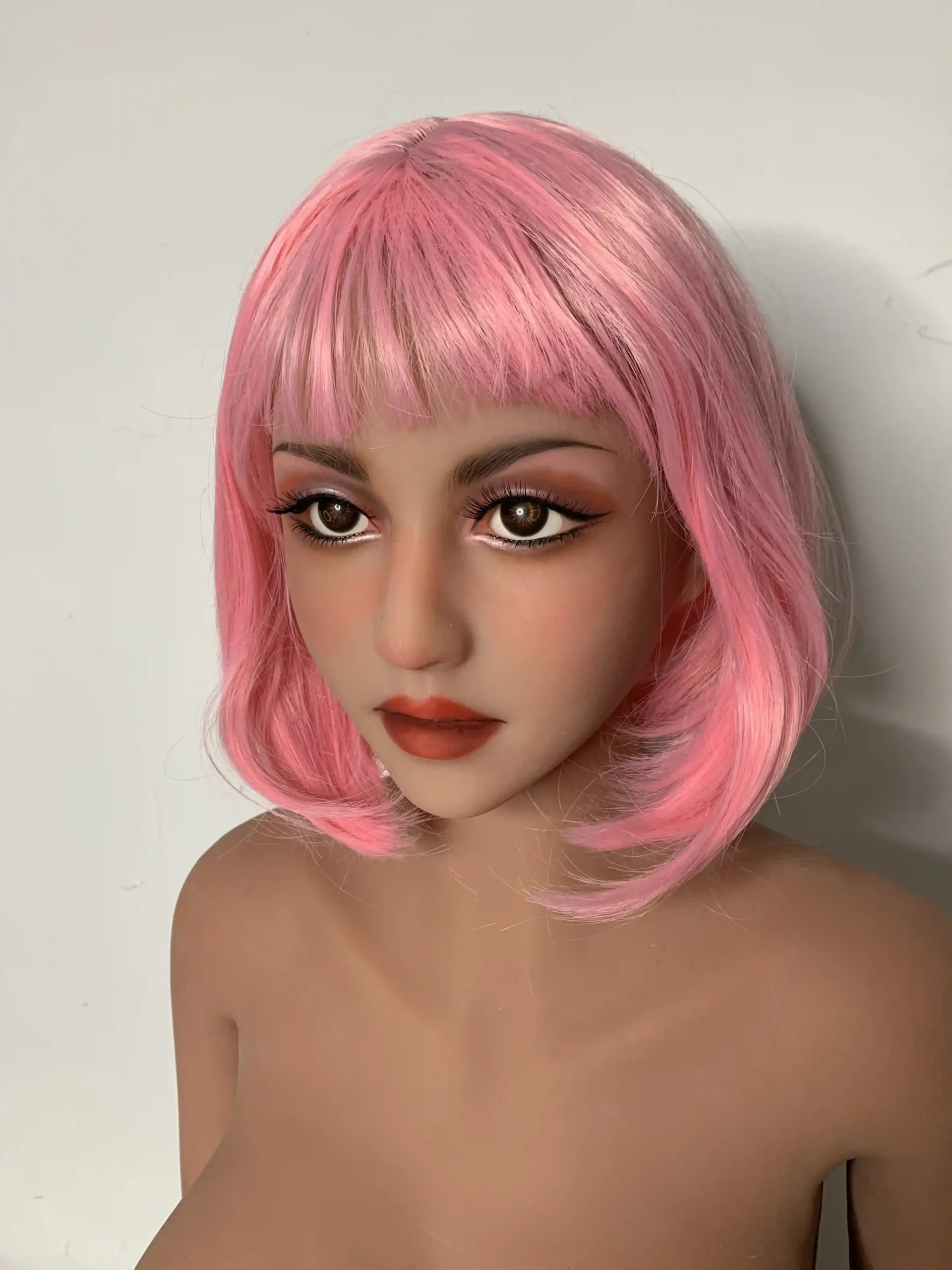 163cm Kennedy: Middle Breast Pink Wig Love Doll