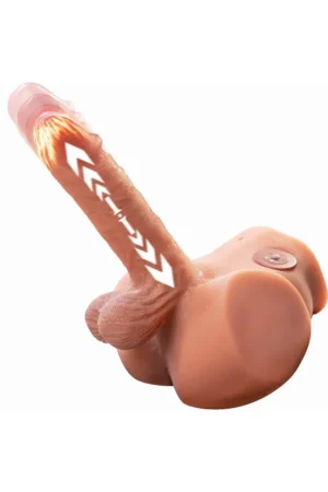 Lifelike Gay Torso Dildo | Realistic Vibrating Torso Toy for Men