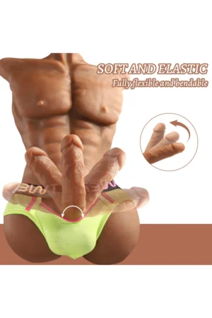 Muscular Dildo Torso for Men – Realistic Silicone Male Torso