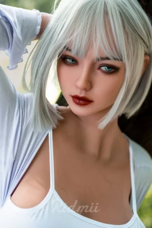 White-haired Sex Doll